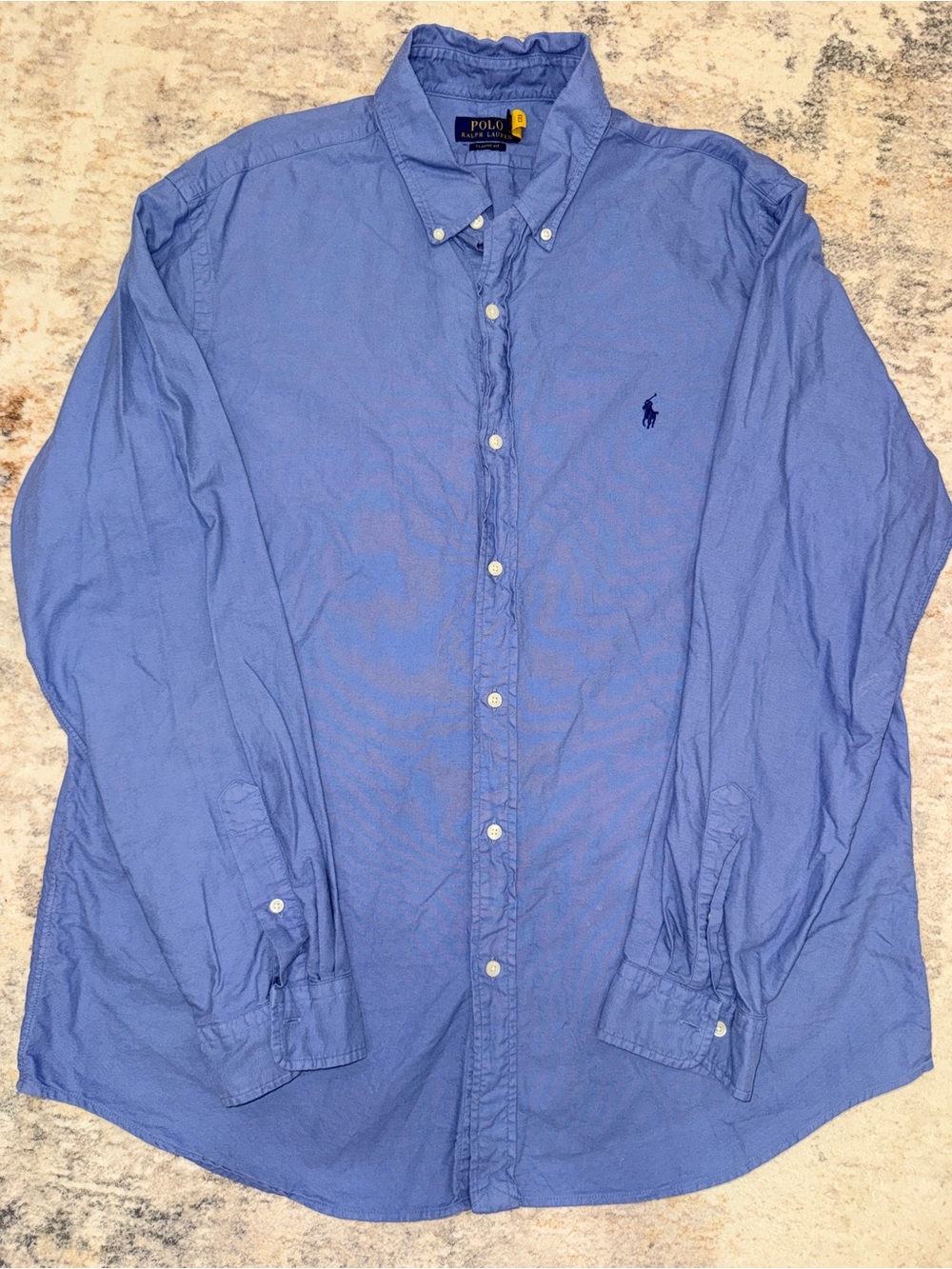 Polo by Ralph Lauren Long-Sleeve Button-Down Shirt - Light Blue